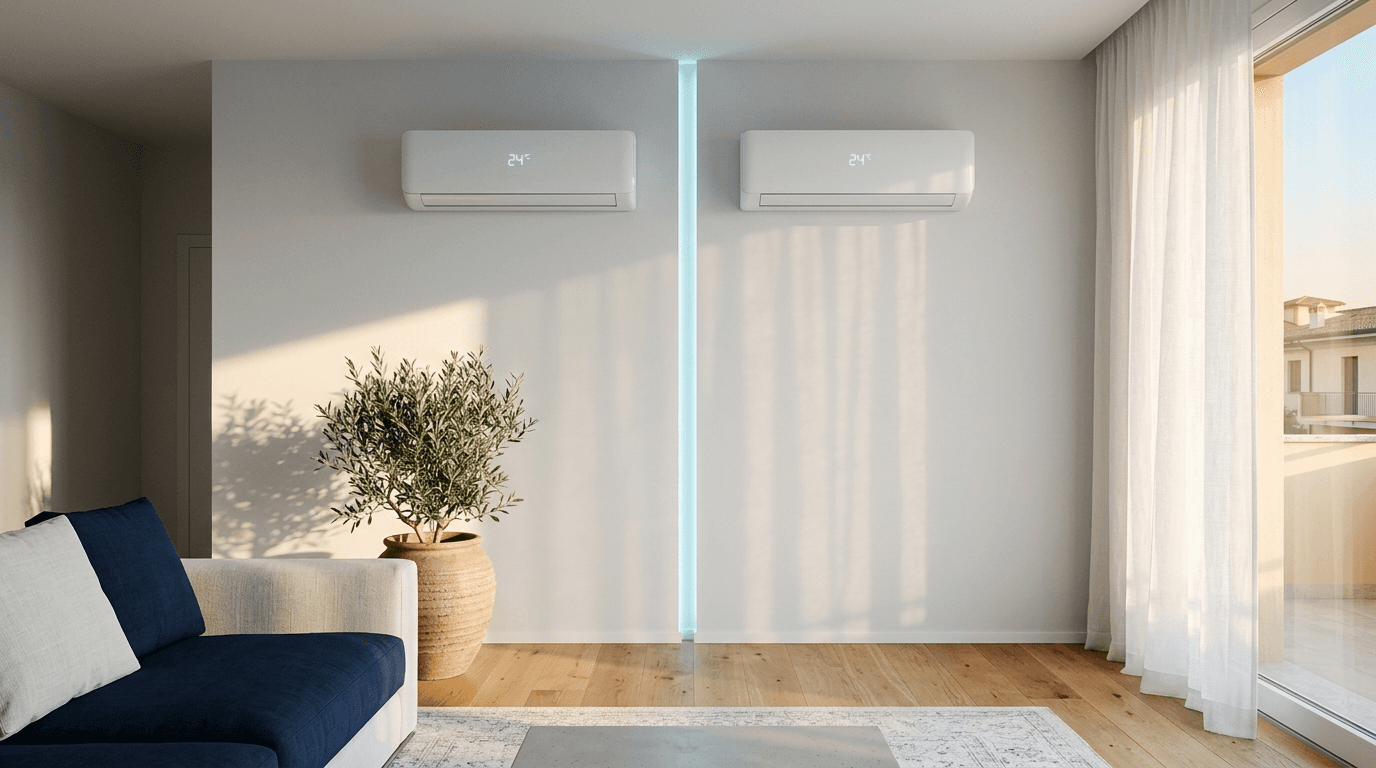 Climatizzatore inverter vs on-off: differenze, costi e risparmio